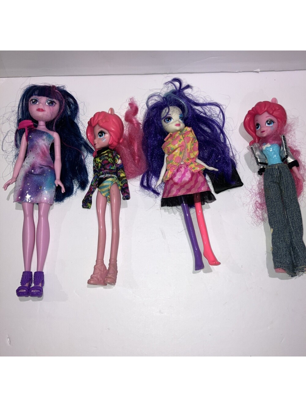 Lot Of 4 My Little Pony Equestria Girls Dolls